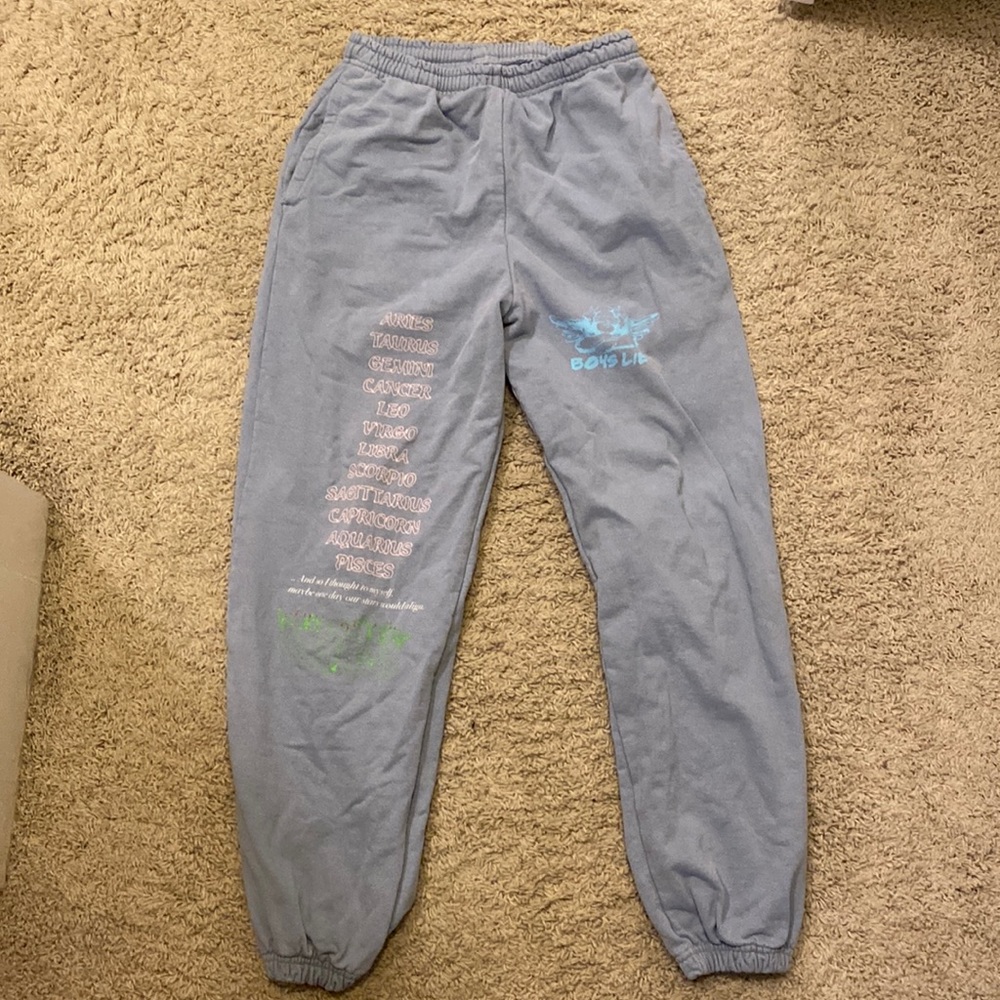 Boys lie sweatpants